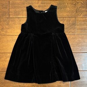 GAP Black Velvet Formal Kids Dress